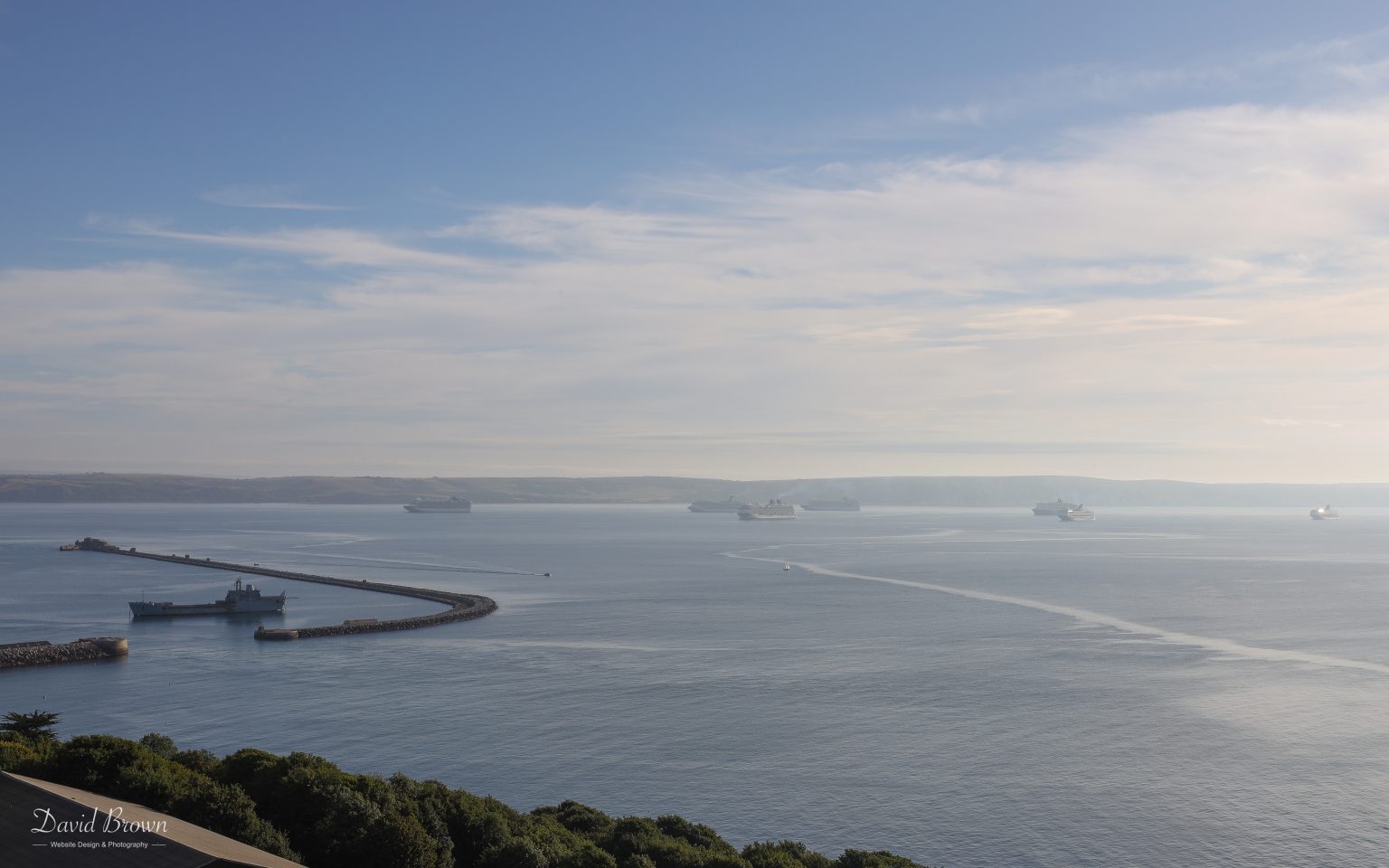 Cruise Ships in Portland Harbour, 18th July 2020