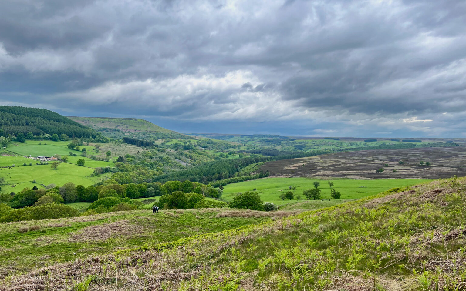 View from Hawnby in North Yorkshire, 22nd May 2022