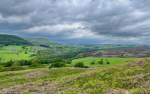 View from Hawnby in North Yorkshire, 22nd May 2022
