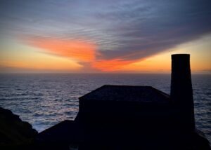 Sunset at Pendeen, 5th August 2023.