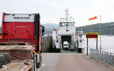 Ferry at Lochaline, 23rd May 2018