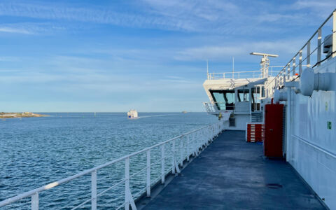 Ferry crossing from Portsmouth, 19th May 2022