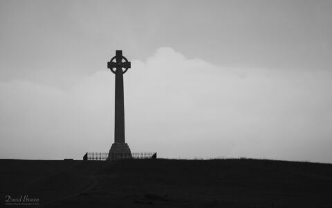 Tennysons Monument at The Needles, 20th May 2022